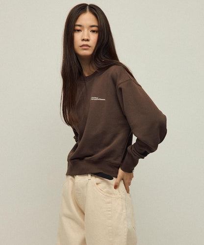 MA 基礎款標誌刺繡圓領衛衣 女款