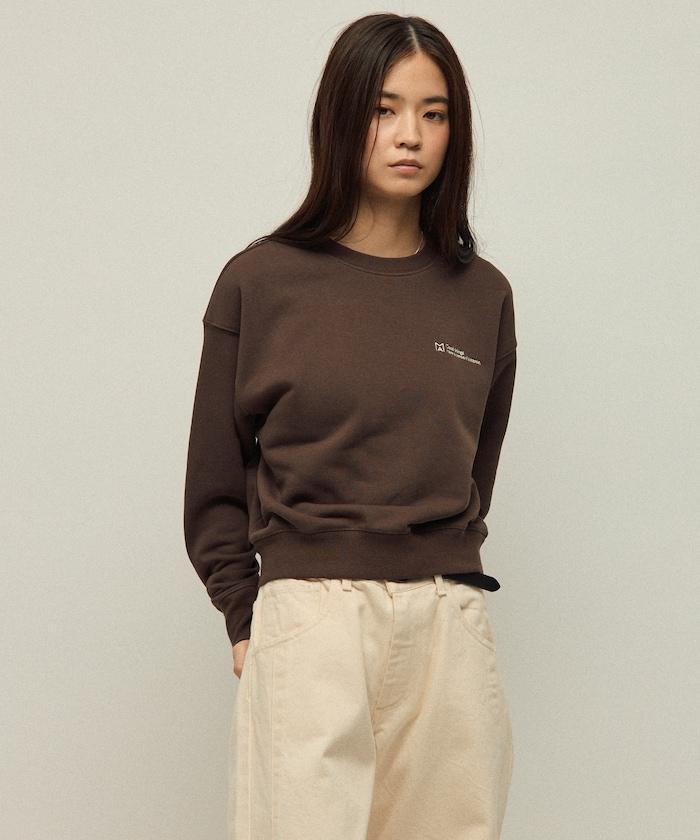 MA 基礎款標誌刺繡圓領衛衣 女款