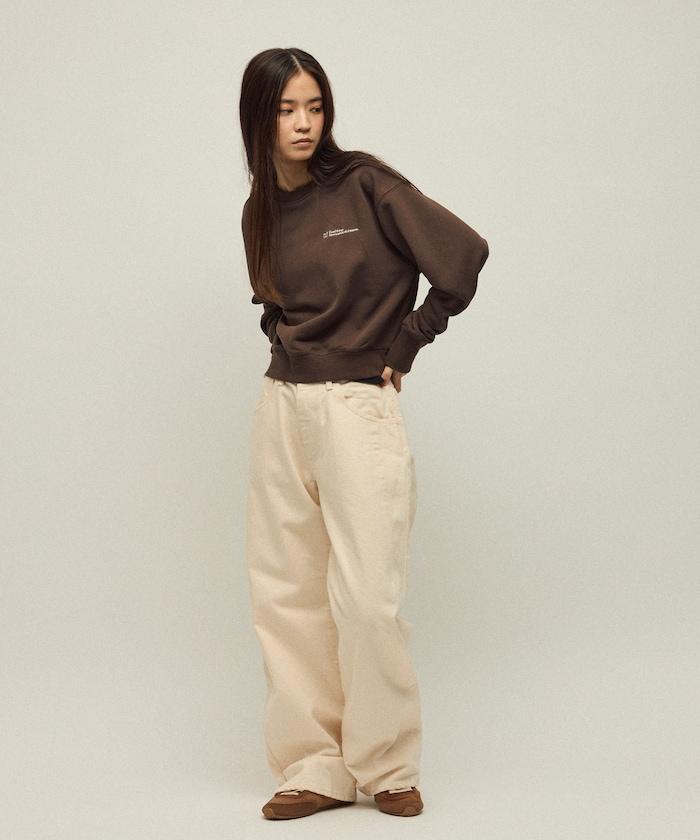 MA 基礎款標誌刺繡圓領衛衣 女款