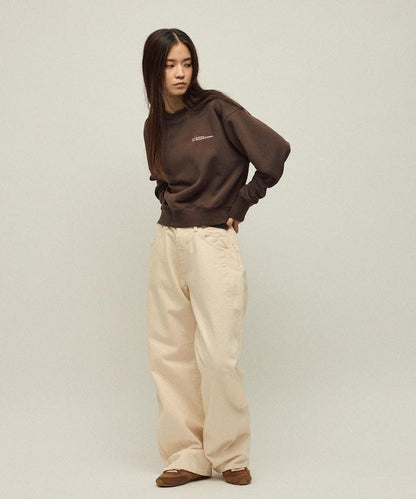 MA 基礎款標誌刺繡圓領衛衣 女款