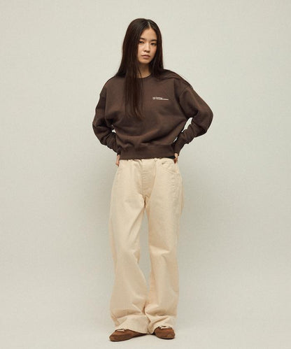 MA 基礎款標誌刺繡圓領衛衣 女款