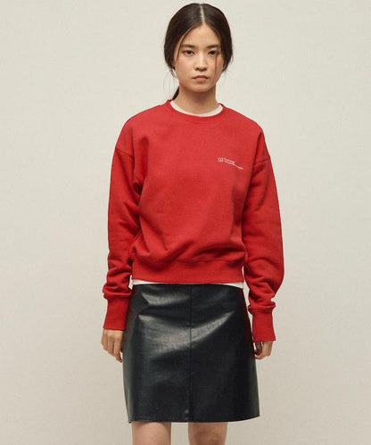 MA 基礎款標誌刺繡圓領衛衣 女款