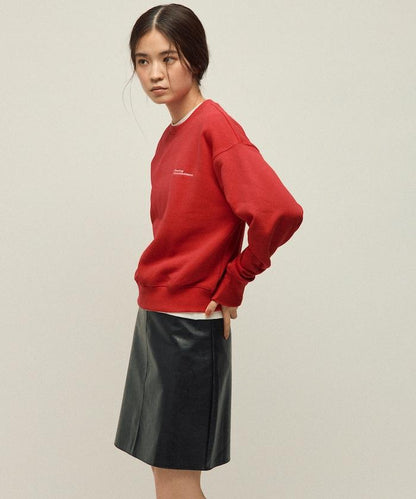 MA 基礎款標誌刺繡圓領衛衣 女款