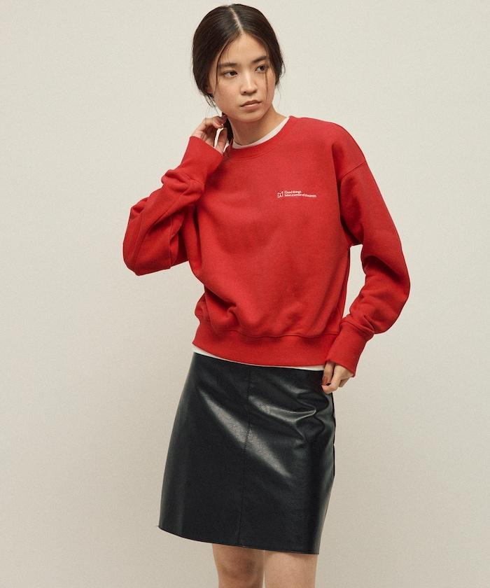 MA 基礎款標誌刺繡圓領衛衣 女款