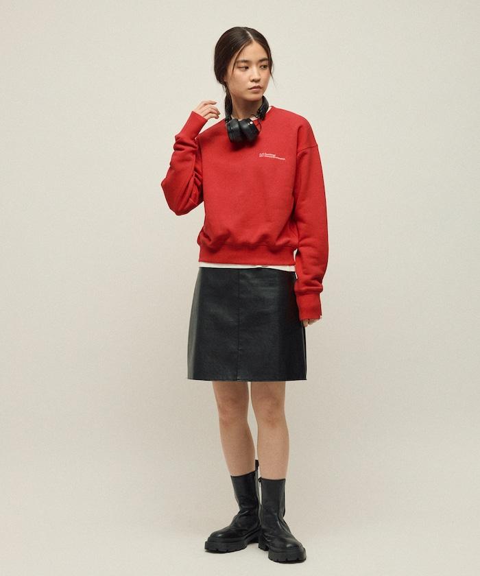 MA 基礎款標誌刺繡圓領衛衣 女款