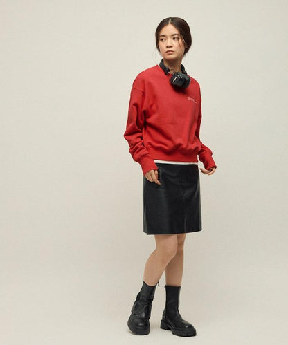 MA 基礎款標誌刺繡圓領衛衣 女款