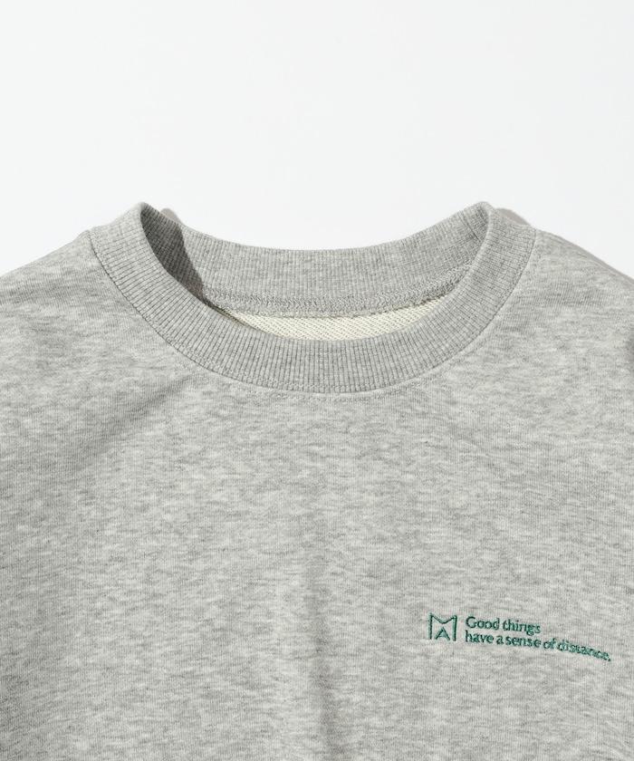 MA 基礎款標誌刺繡圓領衛衣 女款