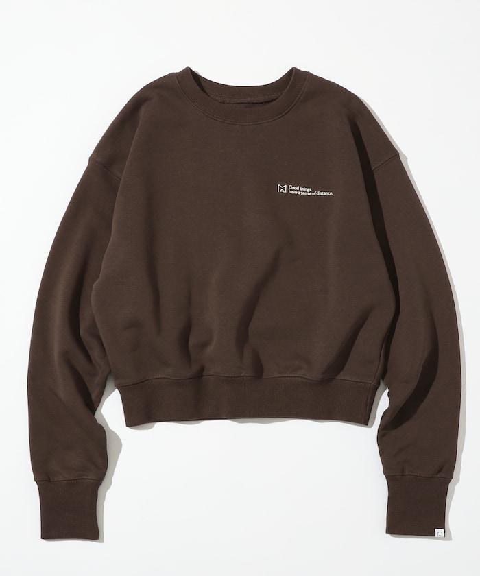 MA 基礎款標誌刺繡圓領衛衣 女款