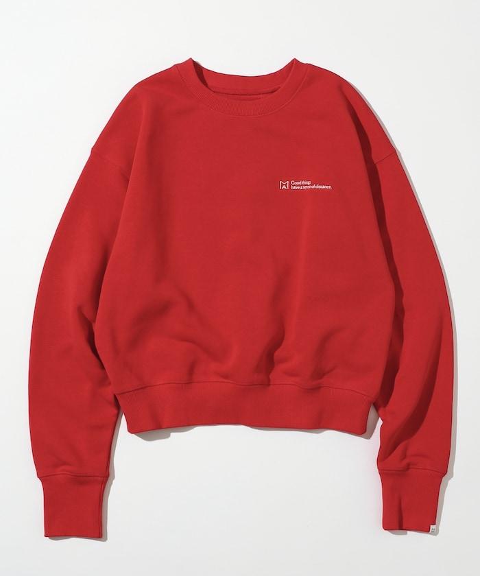 MA 基礎款標誌刺繡圓領衛衣 女款