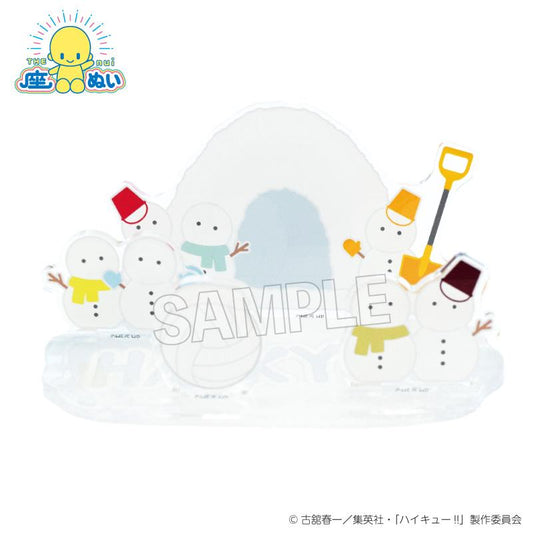 《排球少年》座布偶拍照打卡點 雪日版