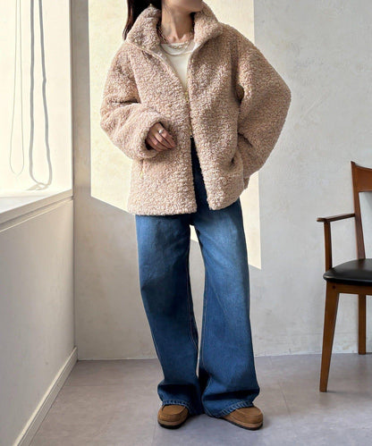 【インフルエンサーOKOCHI企畫】羊羔絨短夾克