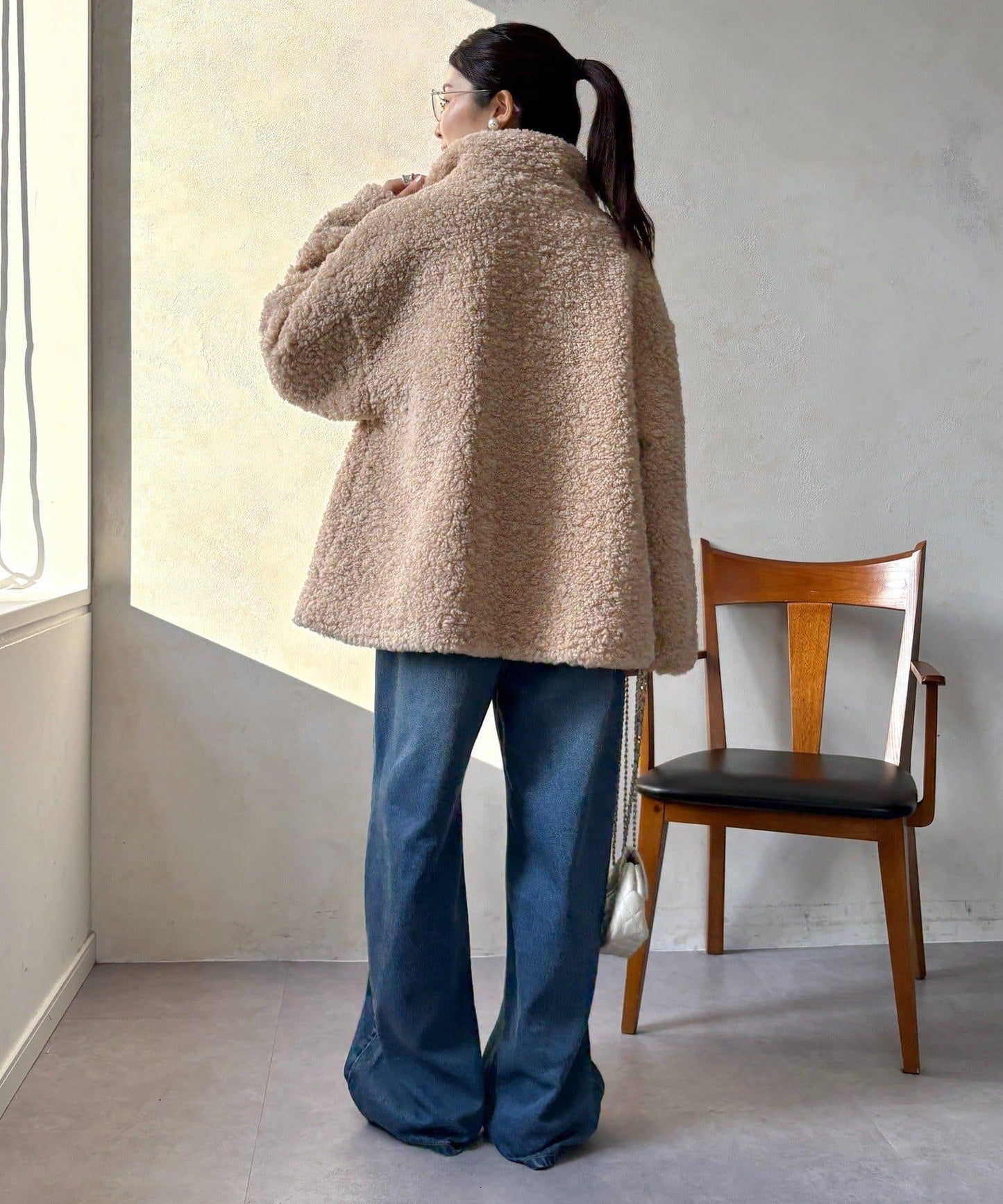 【インフルエンサーOKOCHI企畫】羊羔絨短夾克