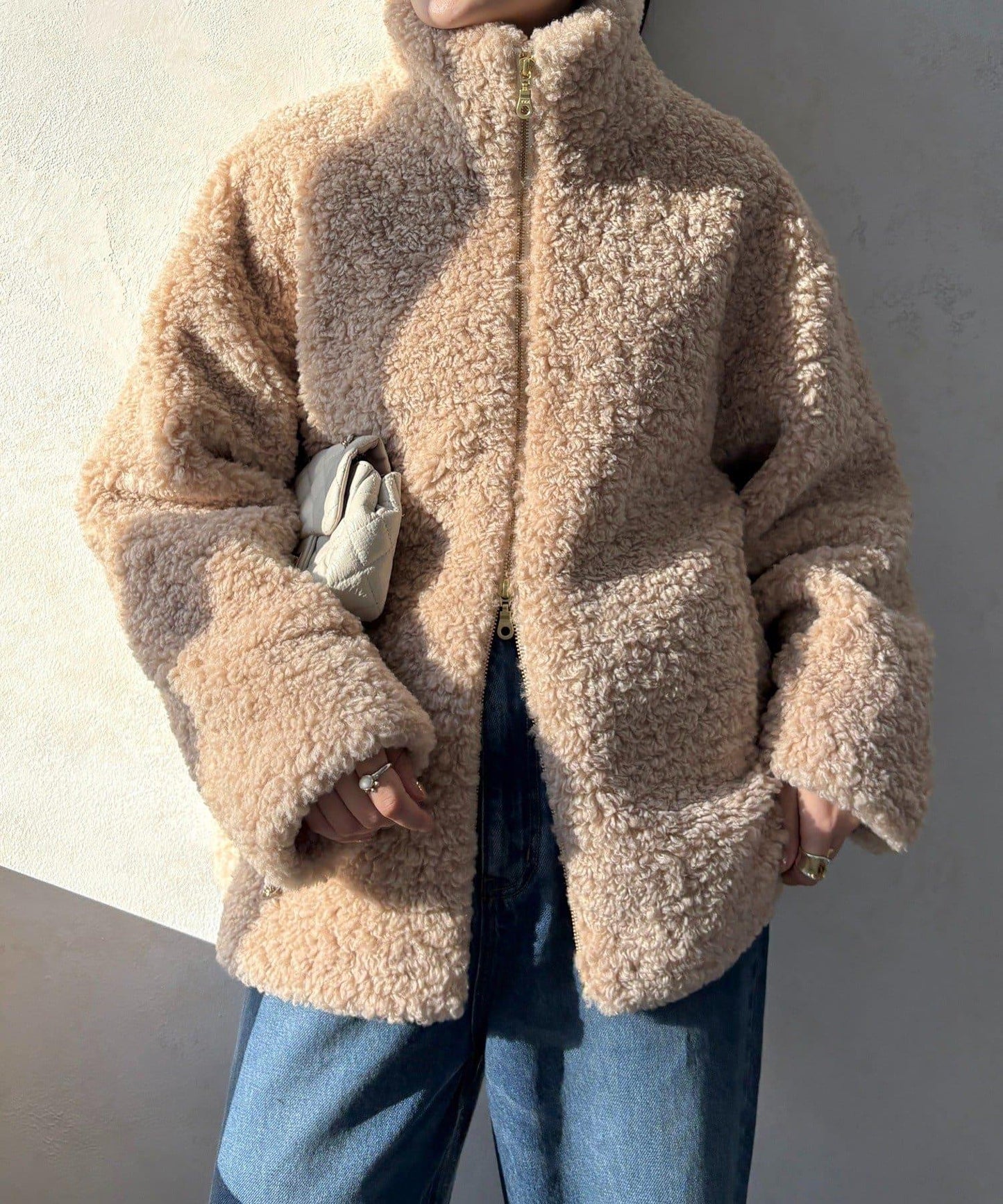 【インフルエンサーOKOCHI企畫】羊羔絨短夾克