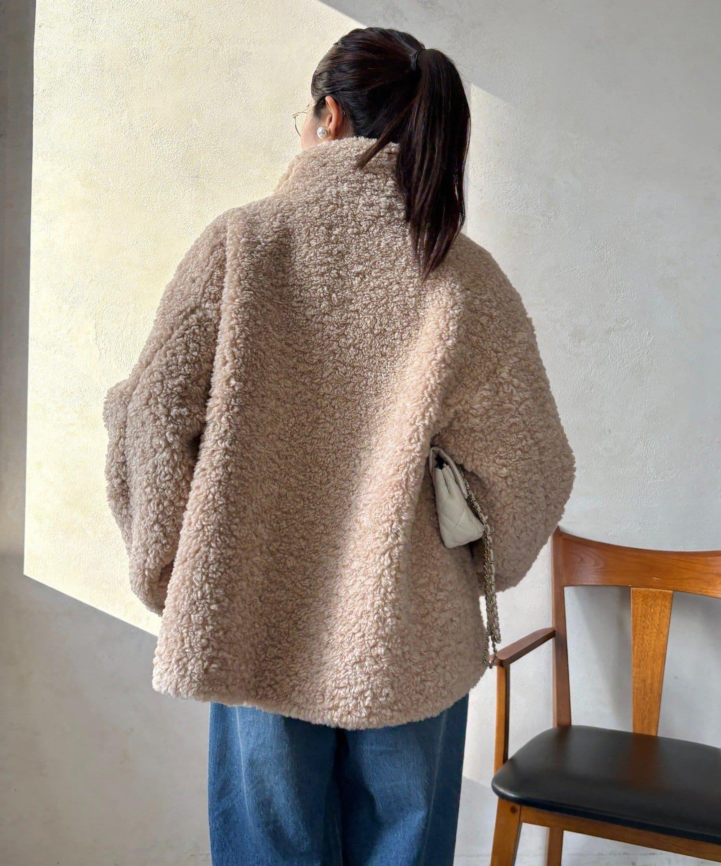 【インフルエンサーOKOCHI企畫】羊羔絨短夾克