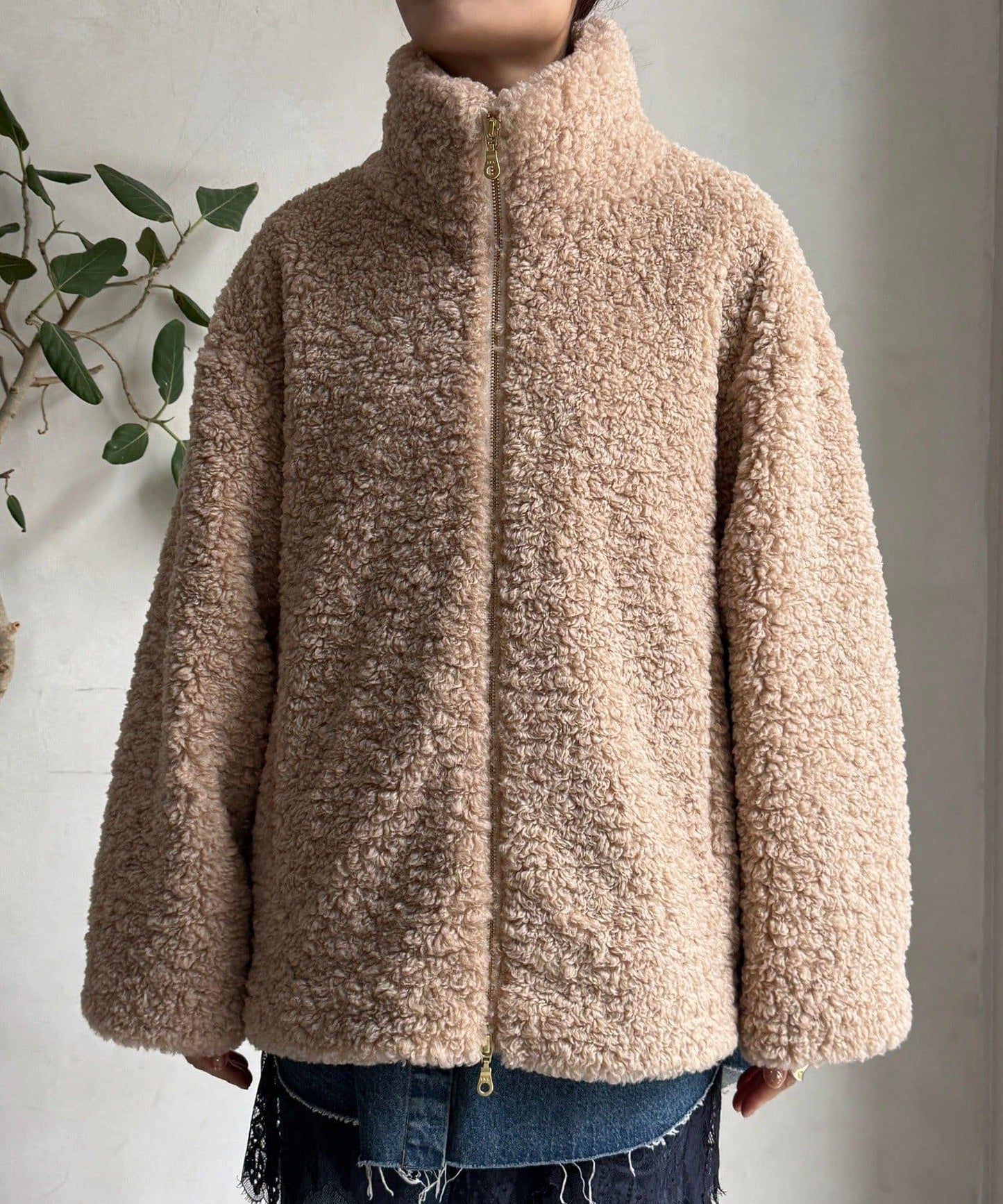 【インフルエンサーOKOCHI企畫】羊羔絨短夾克