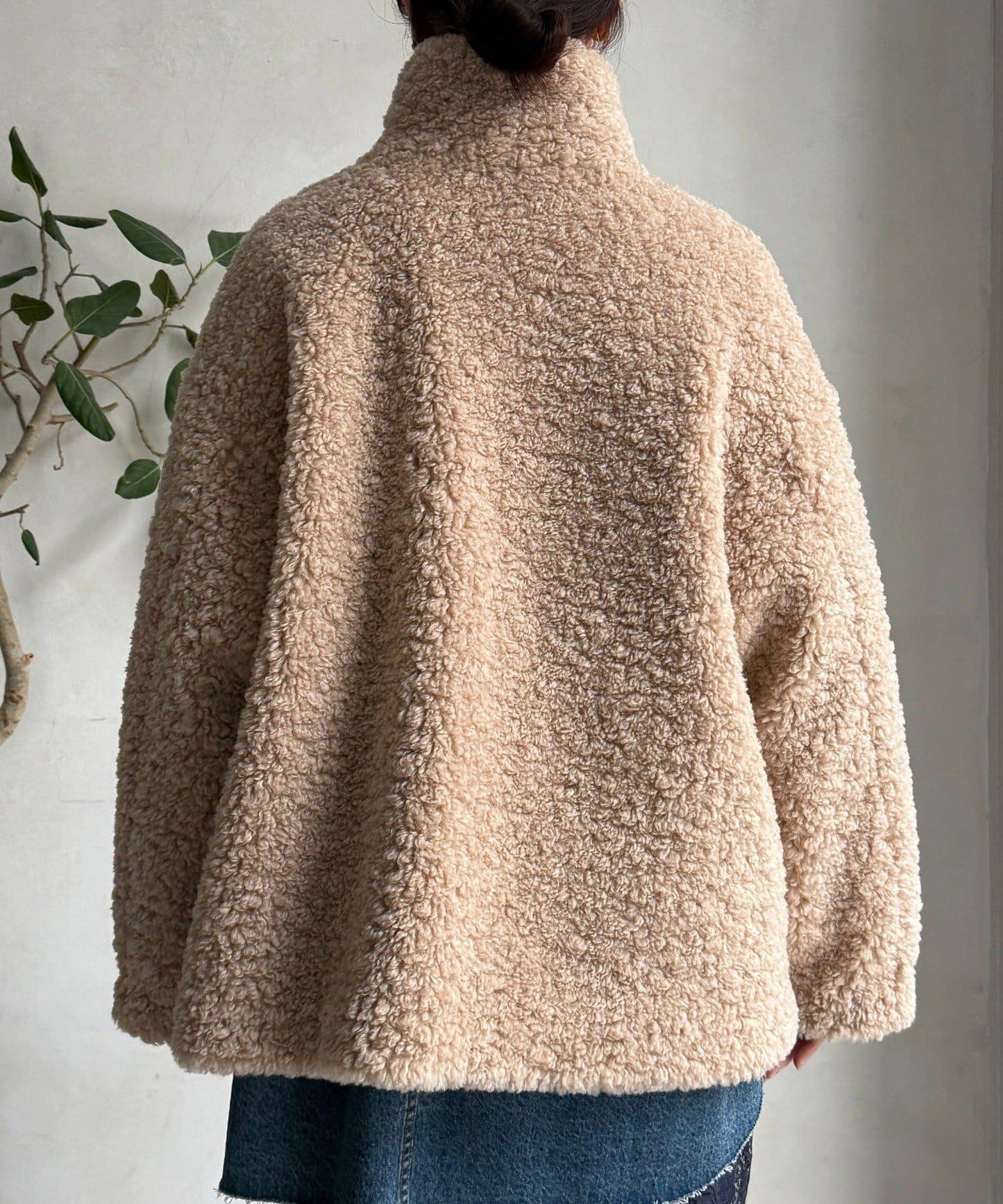 【インフルエンサーOKOCHI企畫】羊羔絨短夾克