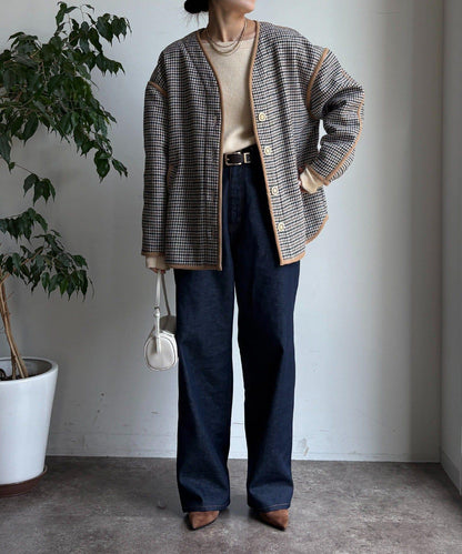 【インフルエンサー SAKURA企畫】格紋中長款外套