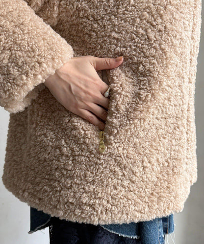 【インフルエンサーOKOCHI企畫】羊羔絨短夾克