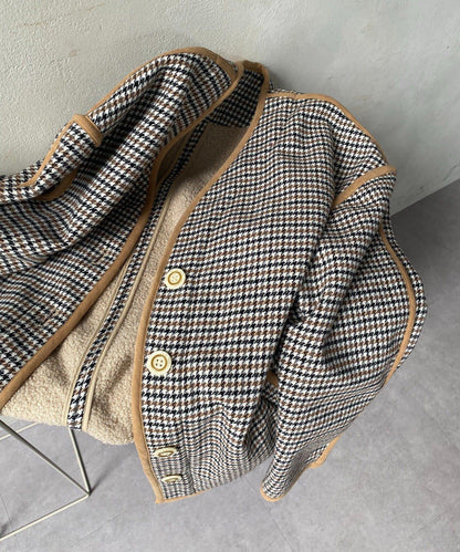 【インフルエンサー SAKURA企畫】格紋中長款外套