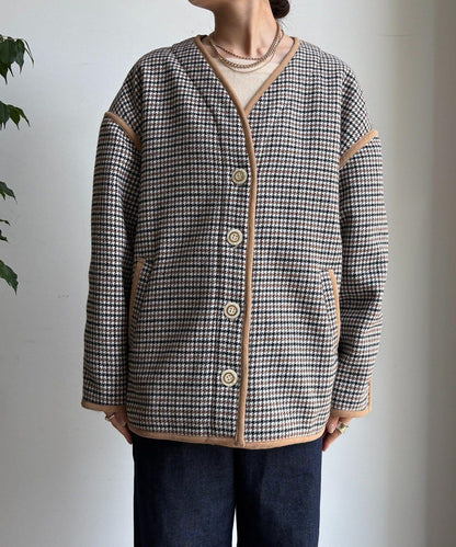 【インフルエンサー SAKURA企畫】格紋中長款外套