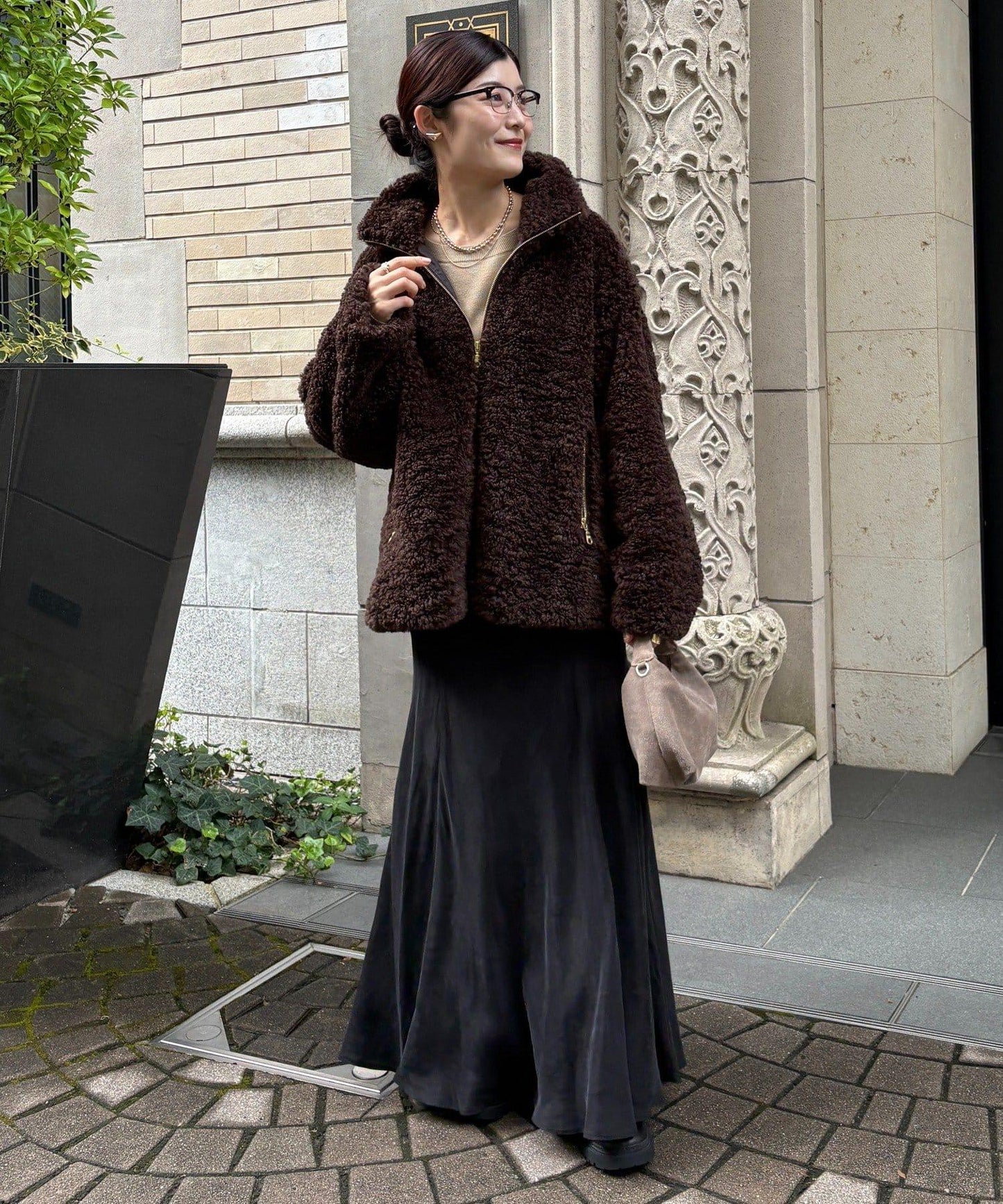 【インフルエンサーOKOCHI企畫】羊羔絨短夾克