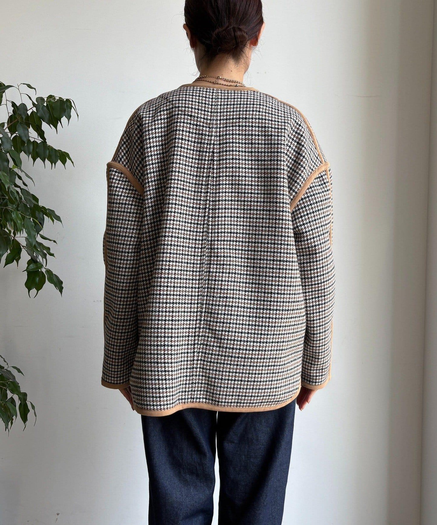 【インフルエンサー SAKURA企畫】格紋中長款外套