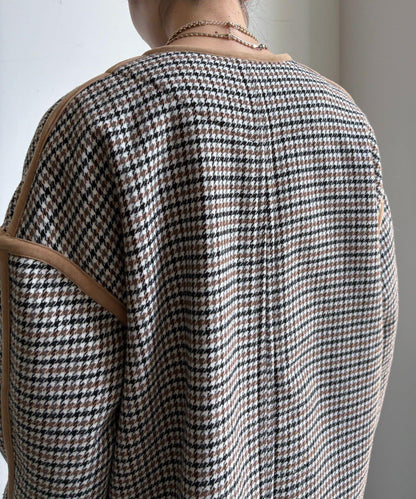 【インフルエンサー SAKURA企畫】格紋中長款外套