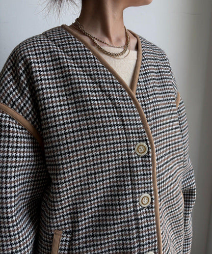 【インフルエンサー SAKURA企畫】格紋中長款外套