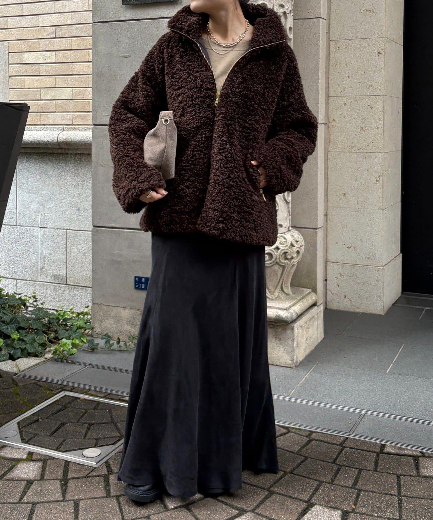 【インフルエンサーOKOCHI企畫】羊羔絨短夾克