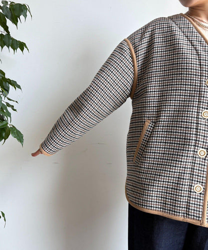 【インフルエンサー SAKURA企畫】格紋中長款外套