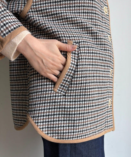 【インフルエンサー SAKURA企畫】格紋中長款外套