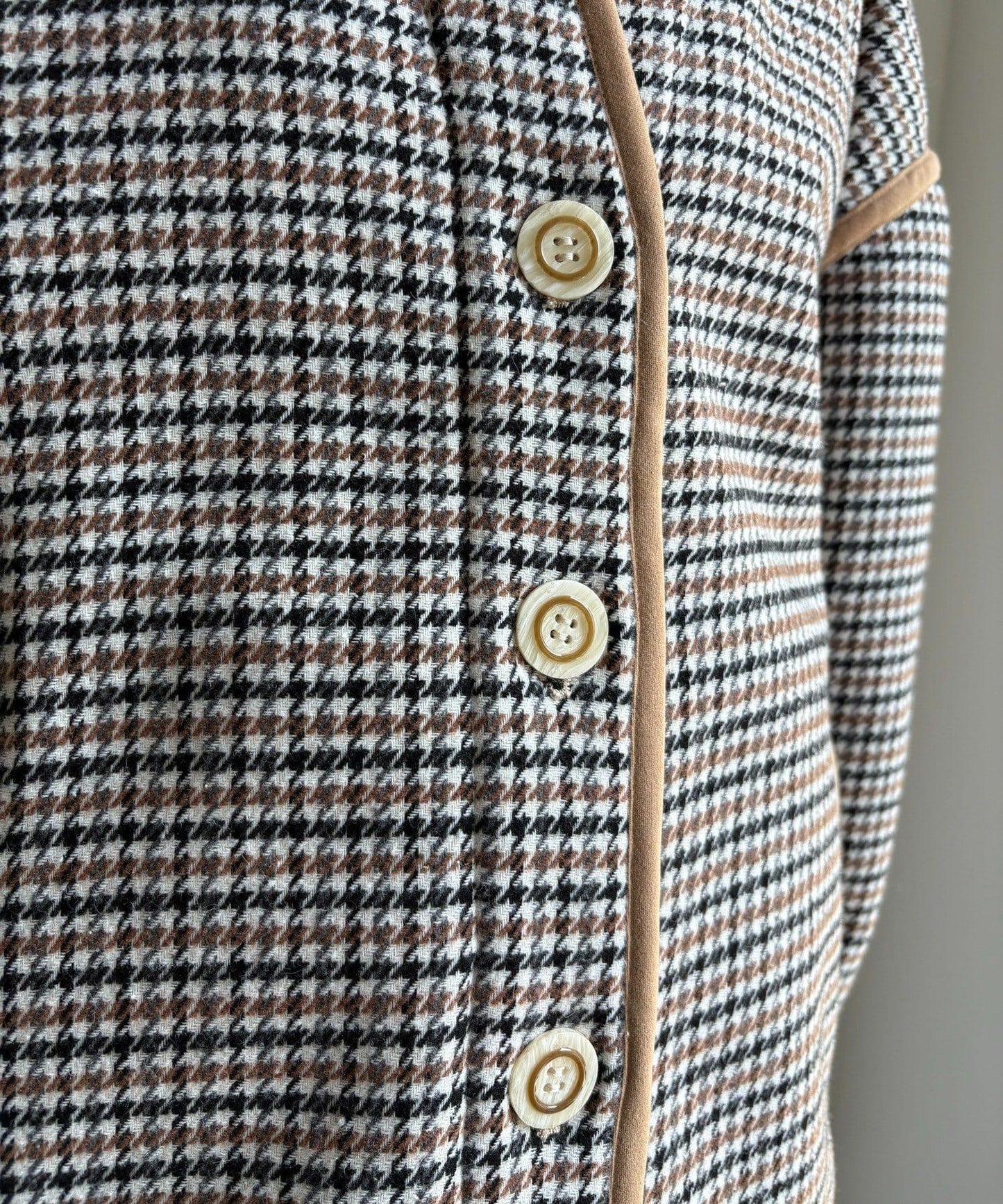 【インフルエンサー SAKURA企畫】格紋中長款外套