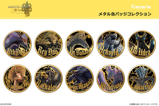 《怪物獵人物語》WILDS_金屬徽章收藏【BOX／10個裝】