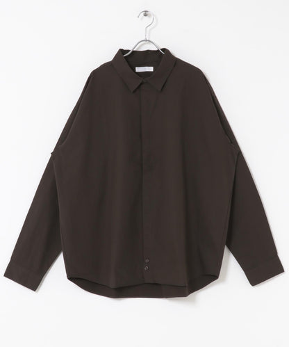 舒適桃色寬鬆襯衫