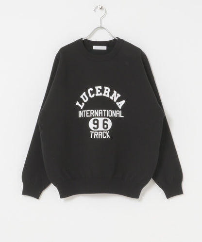 衛衣風格學院標誌針織衫