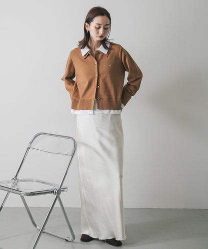 襯衫拼接針織開衫