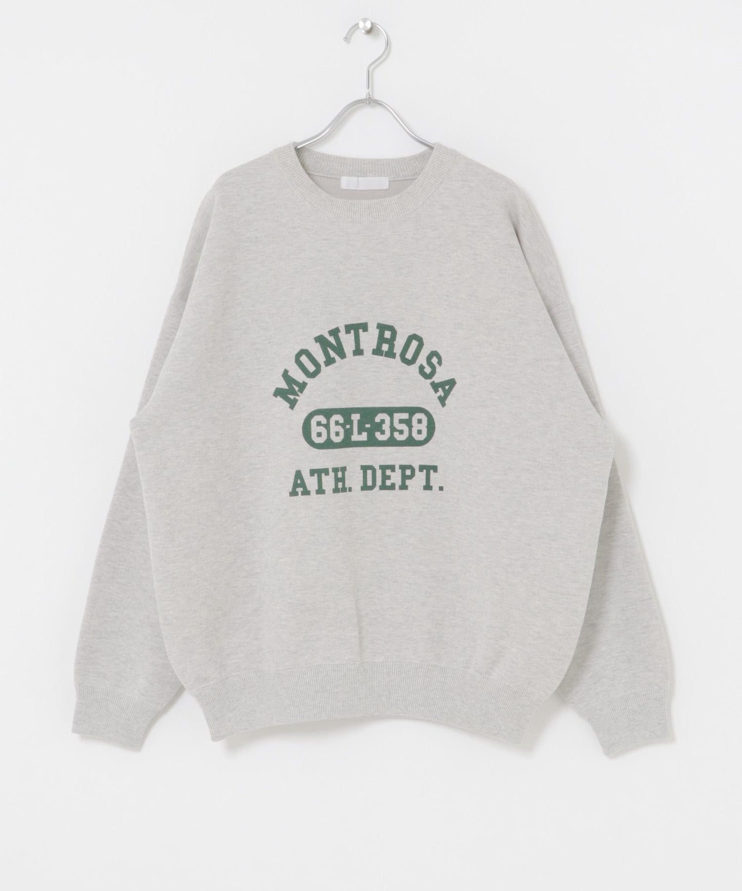 衛衣風格學院標誌針織衫