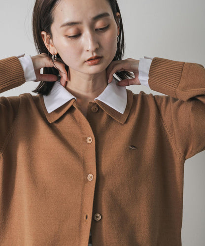 襯衫拼接針織開衫