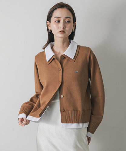 襯衫拼接針織開衫