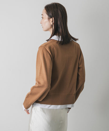 襯衫拼接針織開衫