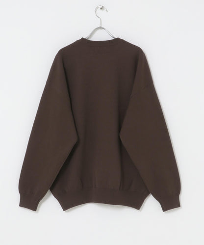 衛衣風格學院標誌針織衫