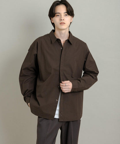 舒適桃色寬鬆襯衫