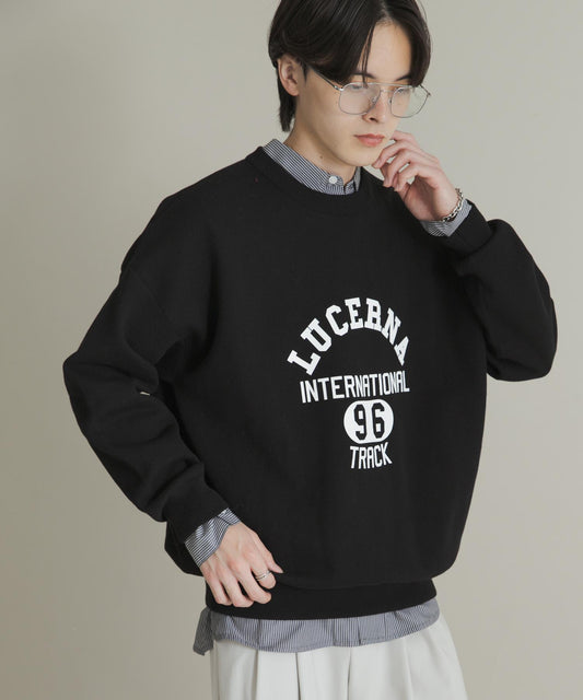 衛衣風格學院標誌針織衫