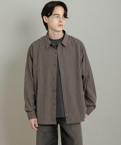 舒適桃色寬鬆襯衫