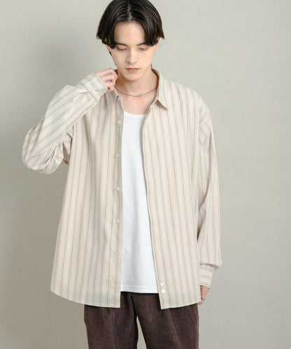 舒適桃色寬鬆襯衫