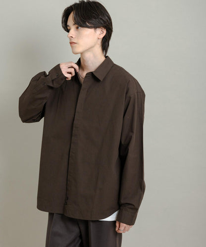 舒適桃色寬鬆襯衫