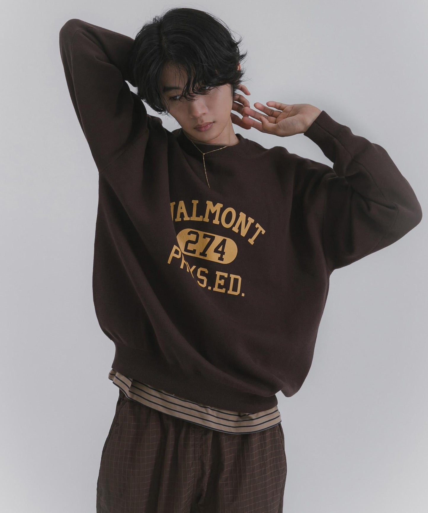 衛衣風格學院標誌針織衫