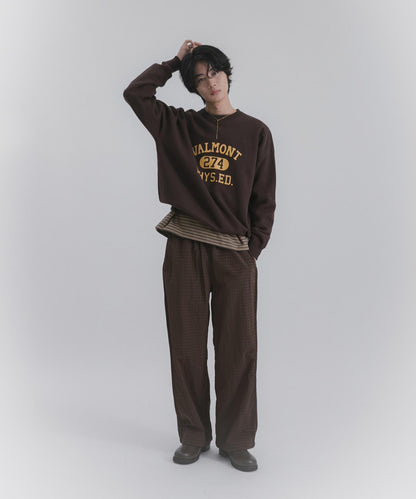 衛衣風格學院標誌針織衫