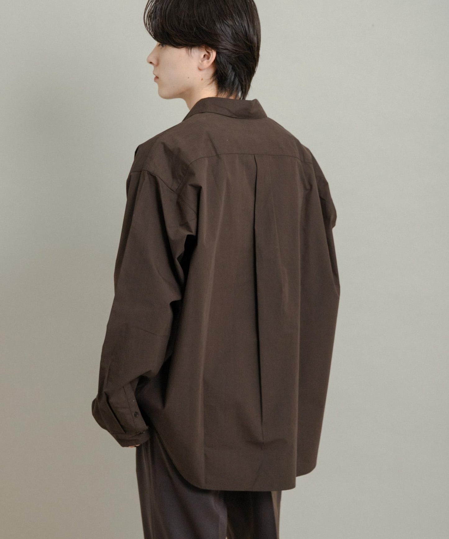 舒適桃色寬鬆襯衫