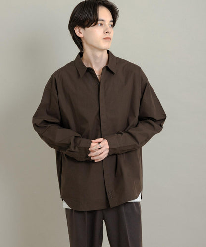 舒適桃色寬鬆襯衫